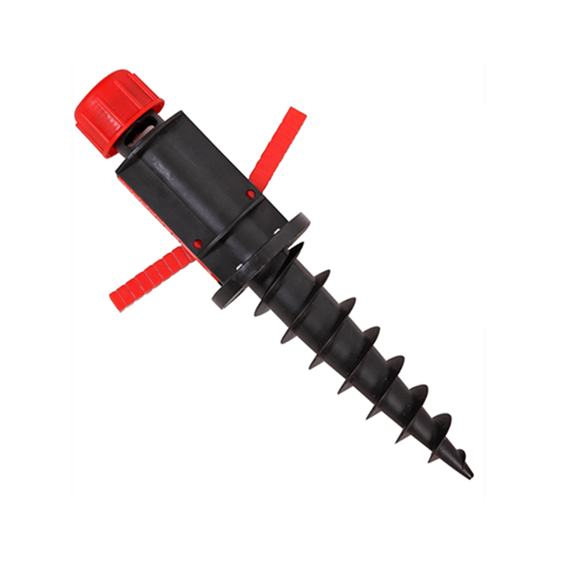 Portable rust-proof pp plastic spiral anchor holder UA1905 for outdoor activities