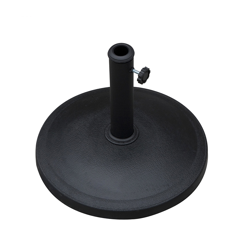 φ44.5xh33cm harpiks Justerbar højdebase til lige paraply UA1919 med anti-slip pad