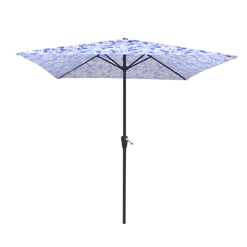 Steel square garden umbrella flower GP1917