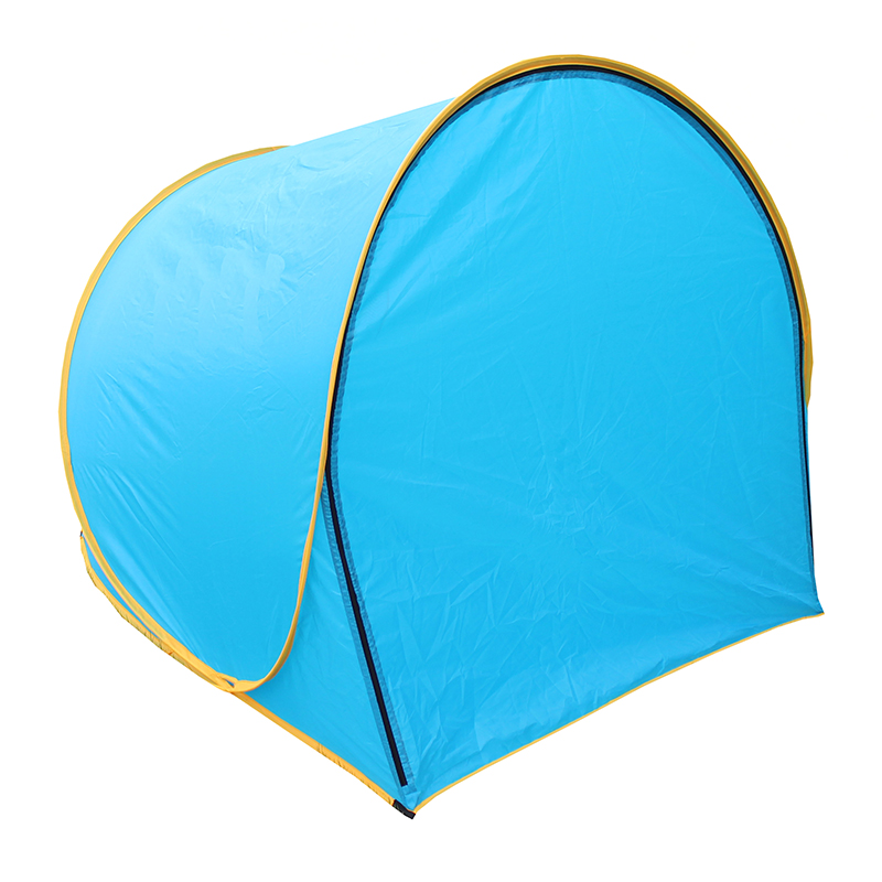 180t nylon, 105t polyester UV50+ dobbelt pop up strand telt TN1902-2, med selvvævet stof håndtaske