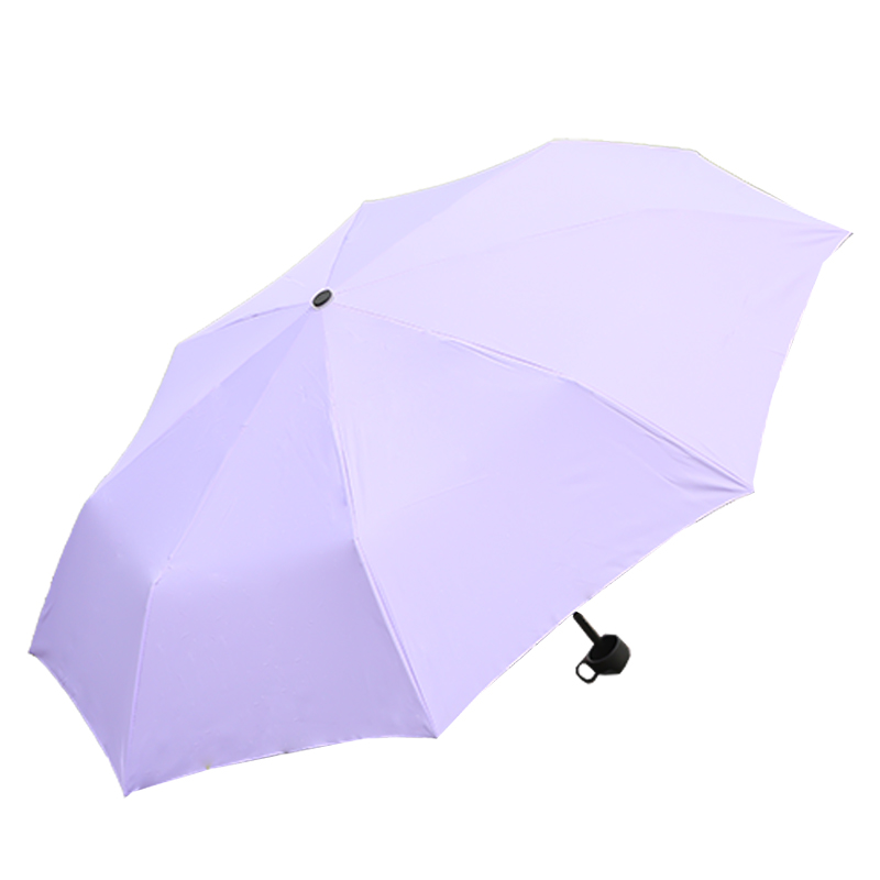 170t polyester UV Purple Mini 3 fold anti-UV-paraply GB18120