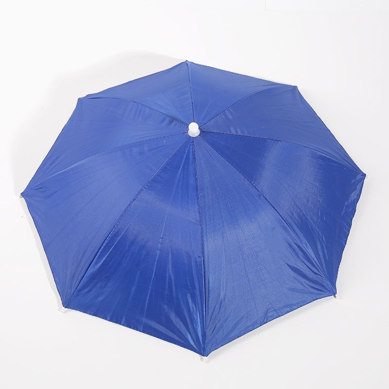 RU1943 Blue Silk Handleless Overhead Paraply